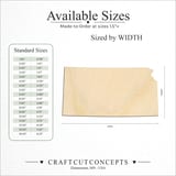 Size reference chart for KANSAS STATE CRAFT VARIANT