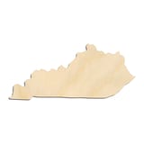 Laser-cut baltic birch silhouette of KENTUCKY STATE CRAFT VARIANT