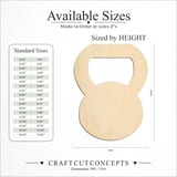 Size reference chart for KETTLE BALL