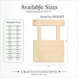 Size reference chart for KISSING BOOTH