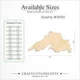 Size reference chart for LAKE SUPERIOR