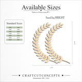 Size reference chart for LAUREL BRANCH SINGLE