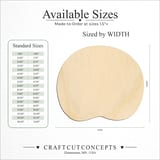 Size reference chart for Lily Pad Silhouette