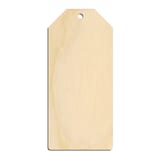 Laser-cut baltic birch silhouette of Long Tag