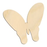 Laser-cut baltic birch silhouette of LONG WINGED BUTTERFLY