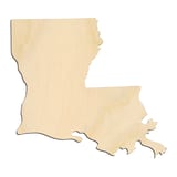 Laser-cut baltic birch silhouette of LOUISIANA STATE CRAFT VARIANT