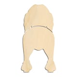 Laser-cut baltic birch silhouette of LOWCHEN