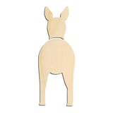 Laser-cut baltic birch silhouette of MANCHESTER TERRIER TWO PIECE BACK VIEW
