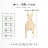 Size reference chart for MANCHESTER TERRIER TWO PIECE BACK VIEW