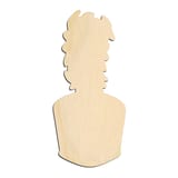 Laser-cut baltic birch silhouette of MARCHING SHAKO BAND HAT