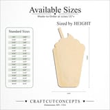 Size reference chart for MILK SHAKE IN CUP
