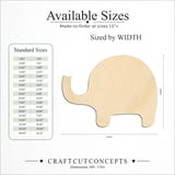 Size reference chart for MINIMAL ELEPHANT
