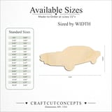Size reference chart for MUSCLE CAR FAST BACK