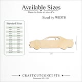 Size reference chart for MUSCLE CAR WINDOWED CLASSIC