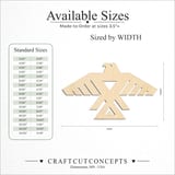 Size reference chart for NATIVE THUNDERBIRD