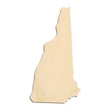 Laser-cut baltic birch silhouette of NEW HAMPSHIRE STATE CRAFT VARIANT