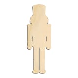 Laser-cut baltic birch silhouette of NUTCRACKER