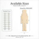 Size reference chart for NUTCRACKER