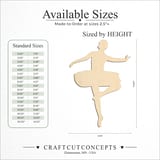 Size reference chart for NUTCRACKER BALLERINA