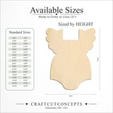 Size reference chart for Baby Flutter Romper
