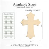 Size reference chart for PATONSE CROSS