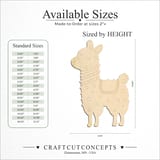 Size reference chart for PBL ALPACA