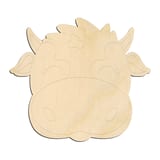 Laser-cut baltic birch silhouette of PBL COW