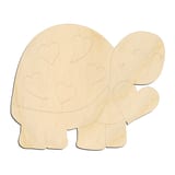 Laser-cut baltic birch silhouette of PBL TURTLE