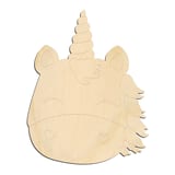 Laser-cut baltic birch silhouette of PBL UNICORN