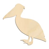 Laser-cut baltic birch silhouette of PELICAN