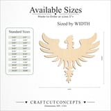 Size reference chart for PHOENIX