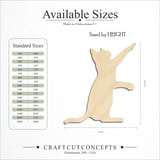 Size reference chart for PLAYFUL CAT