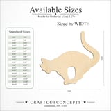 Size reference chart for PLAYFUL CURLED CAT