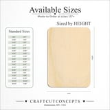 Size reference chart for PLAYING CARDS DECK