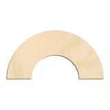 Laser-cut baltic birch silhouette of RAINBOW