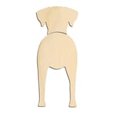 Laser-cut baltic birch silhouette of RHODESIAN RIDGEBACK TWO PIECE BACK VIEW