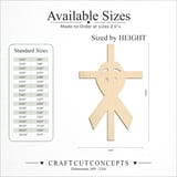 Size reference chart for RIBBON CROSS