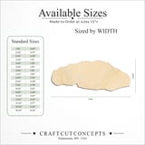 Size reference chart for Low Profile Rock