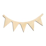 Laser-cut baltic birch silhouette of ROPE BANNER
