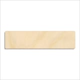 Laser-cut baltic birch silhouette of RULER