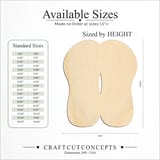 Size reference chart for Sandals