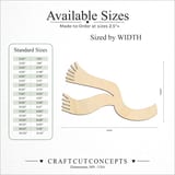 Size reference chart for SCARF