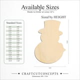 Size reference chart for SCARF FLAG SNOWMAN