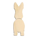 Laser-cut baltic birch silhouette of SCOTTISH TERRIER TWO PIECE BACK VIEW