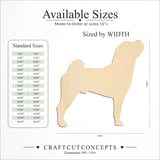 Size reference chart for SHARPEI
