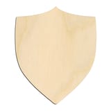 Laser-cut baltic birch silhouette of Shield