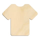 Laser-cut baltic birch silhouette of T-Shirt Silhouette