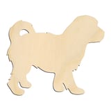 Laser-cut baltic birch silhouette of SHOW DOG COCKAPOO SILHOUETTE