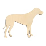 Laser-cut baltic birch silhouette of SHOW DOG RHODESIAN RIDGEBACK