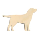 Laser-cut baltic birch silhouette of SHOW DOG STANDING RETRIEVER